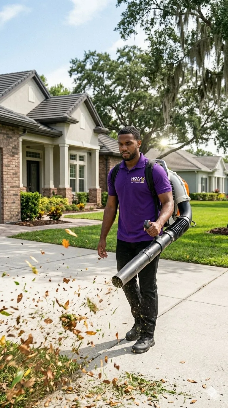 Junk & Debris Removal by HOA Compliance Authority
