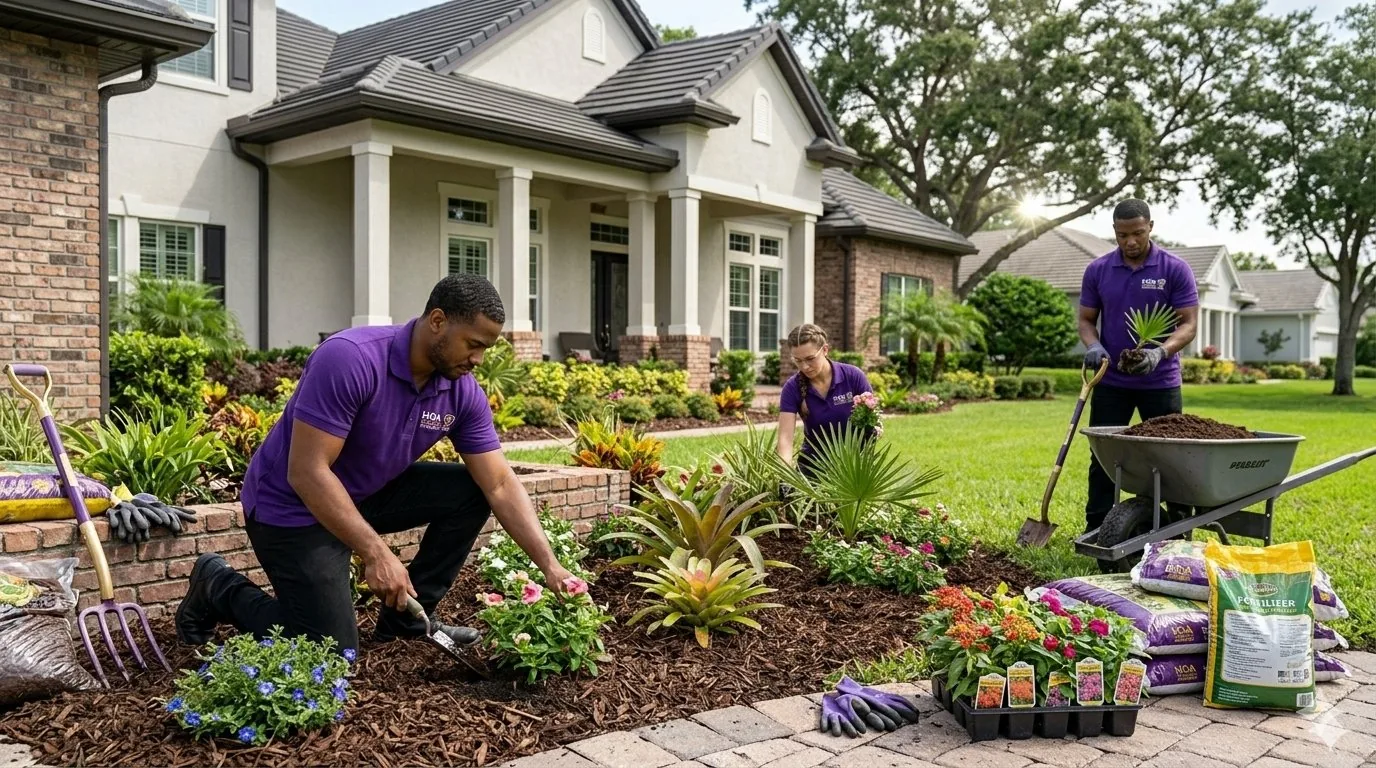 Commercial Lawn Care by HOA Compliance Authority
